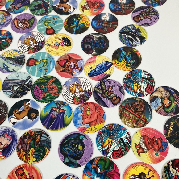 Jots and Roach A Blades Vintage lot of 95 POGS - Picture 6 of 11